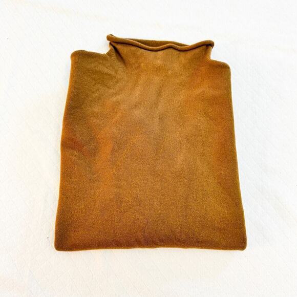 French Connection Brown Turtle Neck Size L MINT - Picture 3 of 3